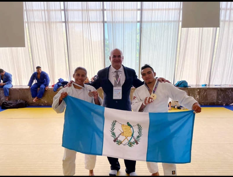 José Ramos ganó el en el Open Panamericano de judo en México, mientras que Jacqueline Solís fue bronce. (Foto COG).