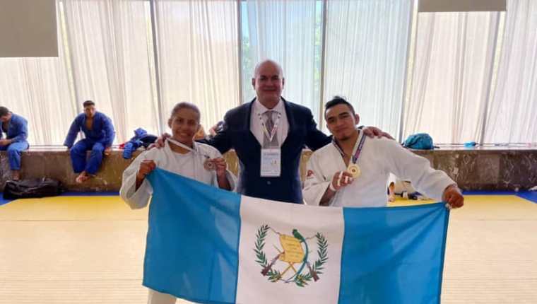 José Ramos ganó el en el Open Panamericano de judo en México, mientras que Jacqueline Solís fue bronce. (Foto COG).