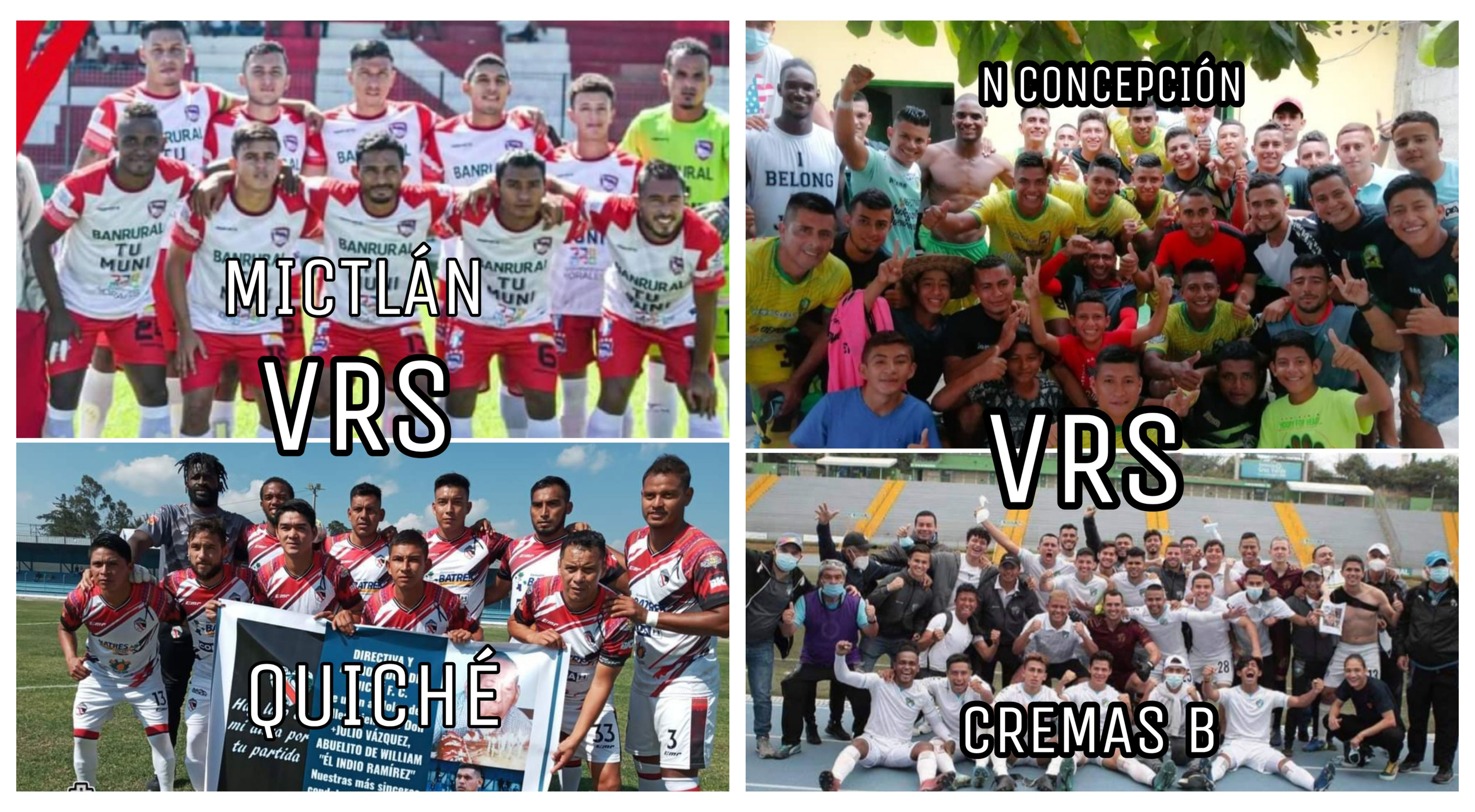Así quedaron las llaves de semifinales de la Liga Primera División del futbol guatemalteco. (Foto Prensa Libre).