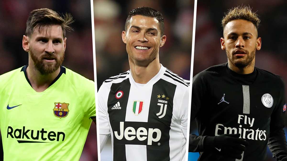 Messi, Cristiano y Neymar lideran el listado de jugadores con mayores ganancias económicas