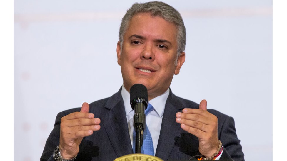 Duque anunció que los militares se mantendrán
en las ciudades donde ha habido mayor número de altercados. Fotografía: BBC. 