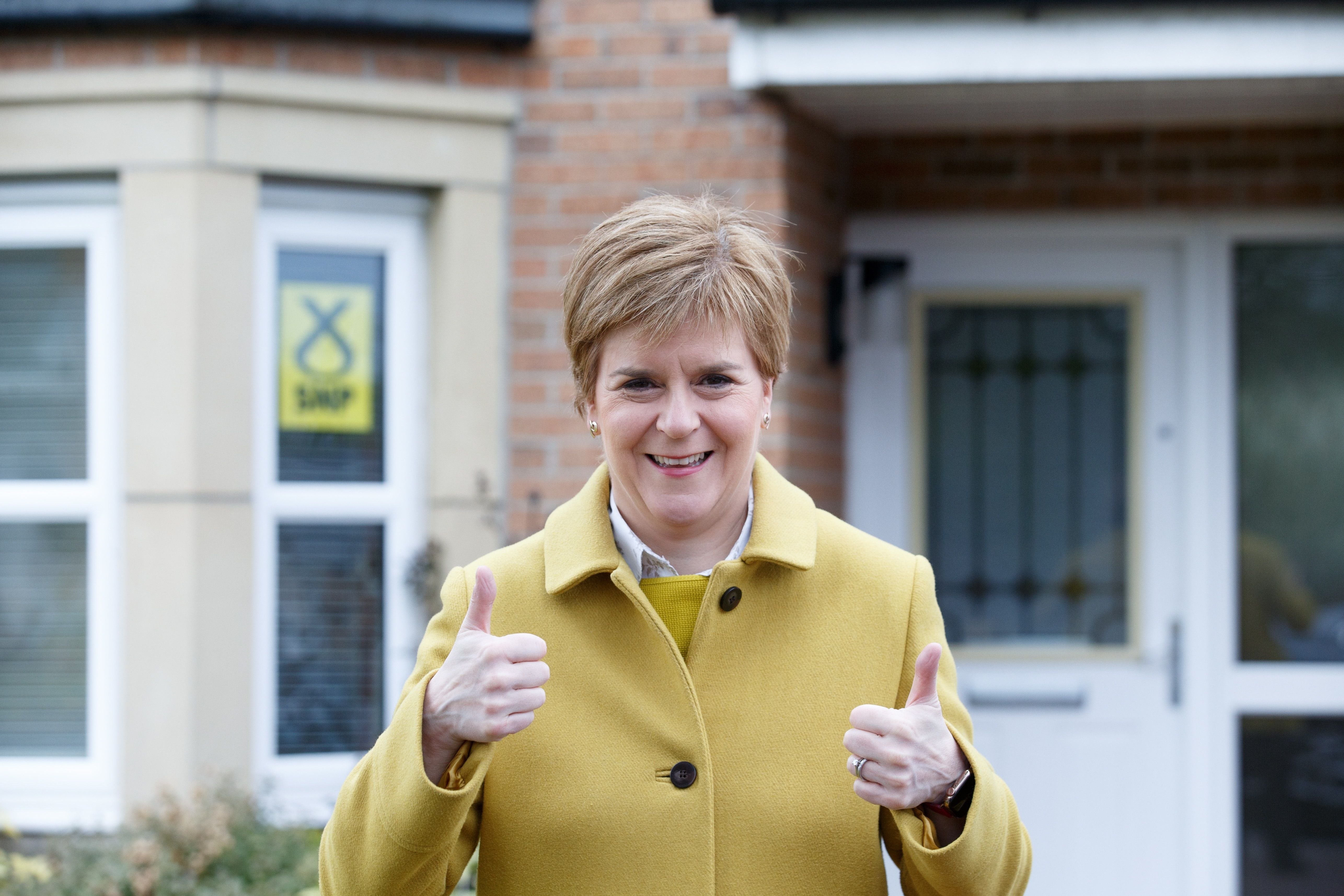 La primera ministra y líder del Partido Nacional Escocés (SNP), Nicola Sturgeon. Foto Prensa Libre: EFE.