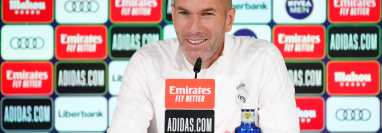 El técnico francés del Real Madrid, Zinedine Zidane, no fue claro sobre su futuro con el Real Madrid a falta de dos partidos para el final de la Liga. (Foto Prensa Libre: EFE).