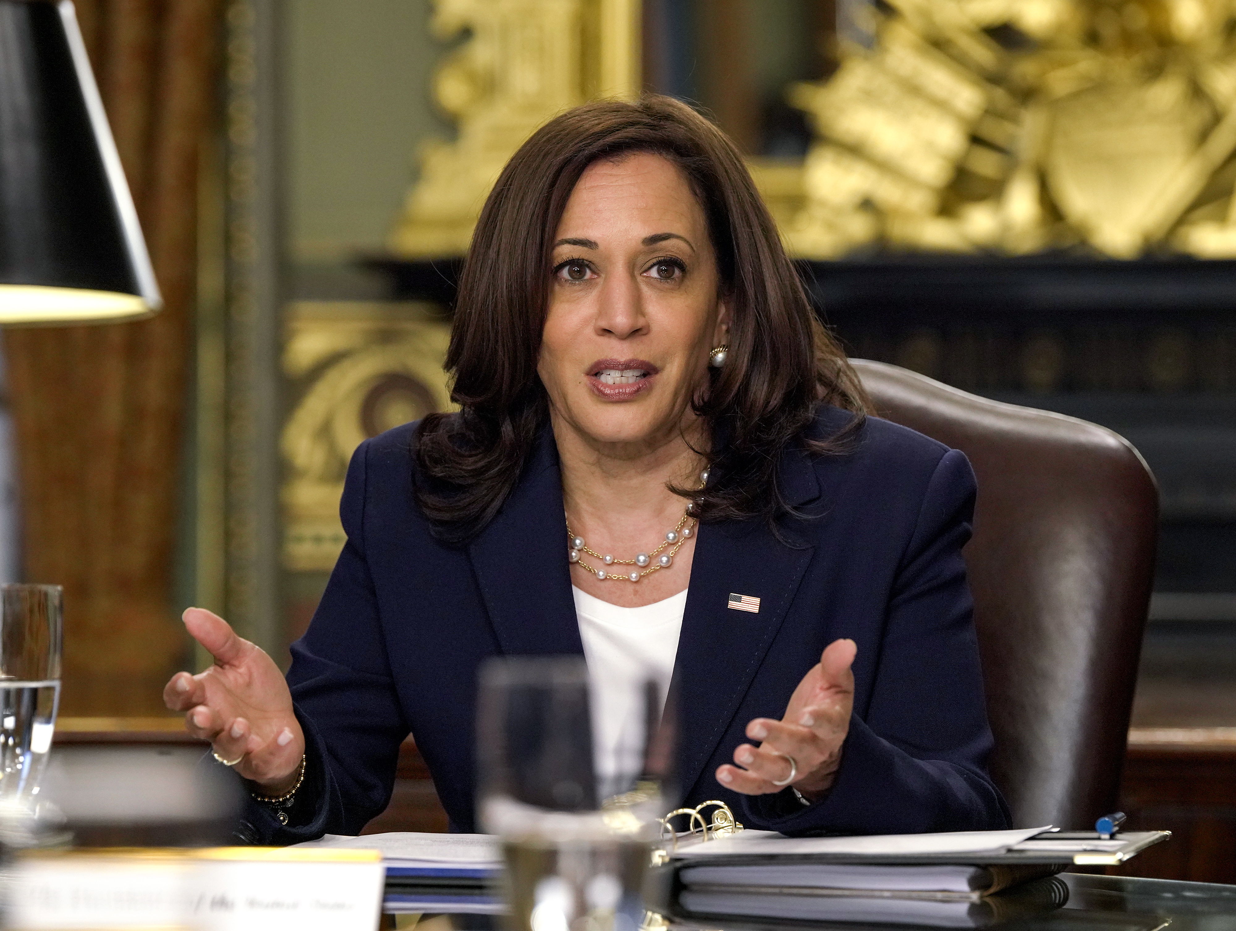 La vicepresidenta de EE. UU., Kamala Harris, visita Guatemala esta semana, lo que podría ser una oportunidad para promover los interese nacionales. (Foto Prensa Libre: EFE)