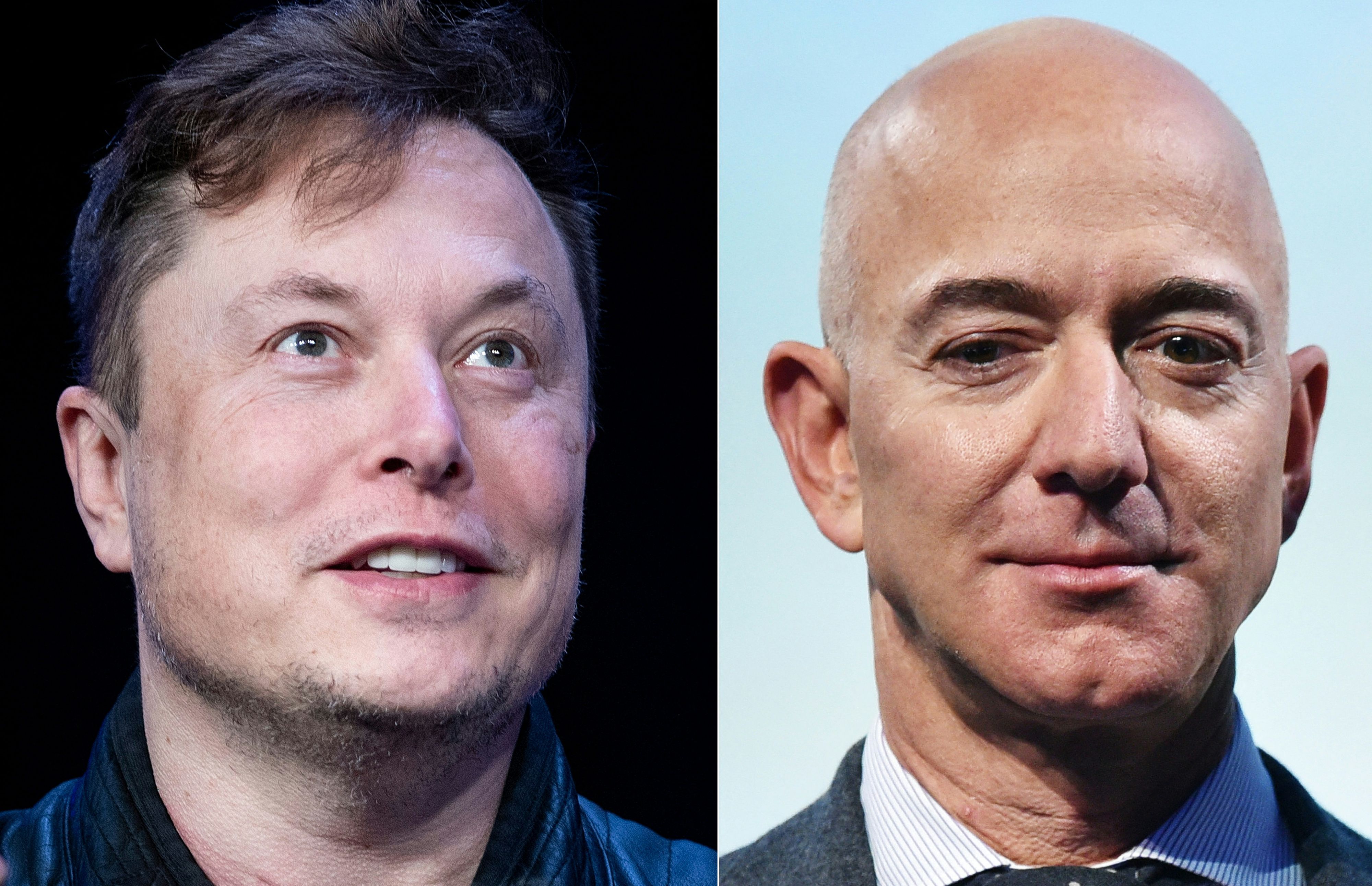 Jeff Bezos y Elon Musk