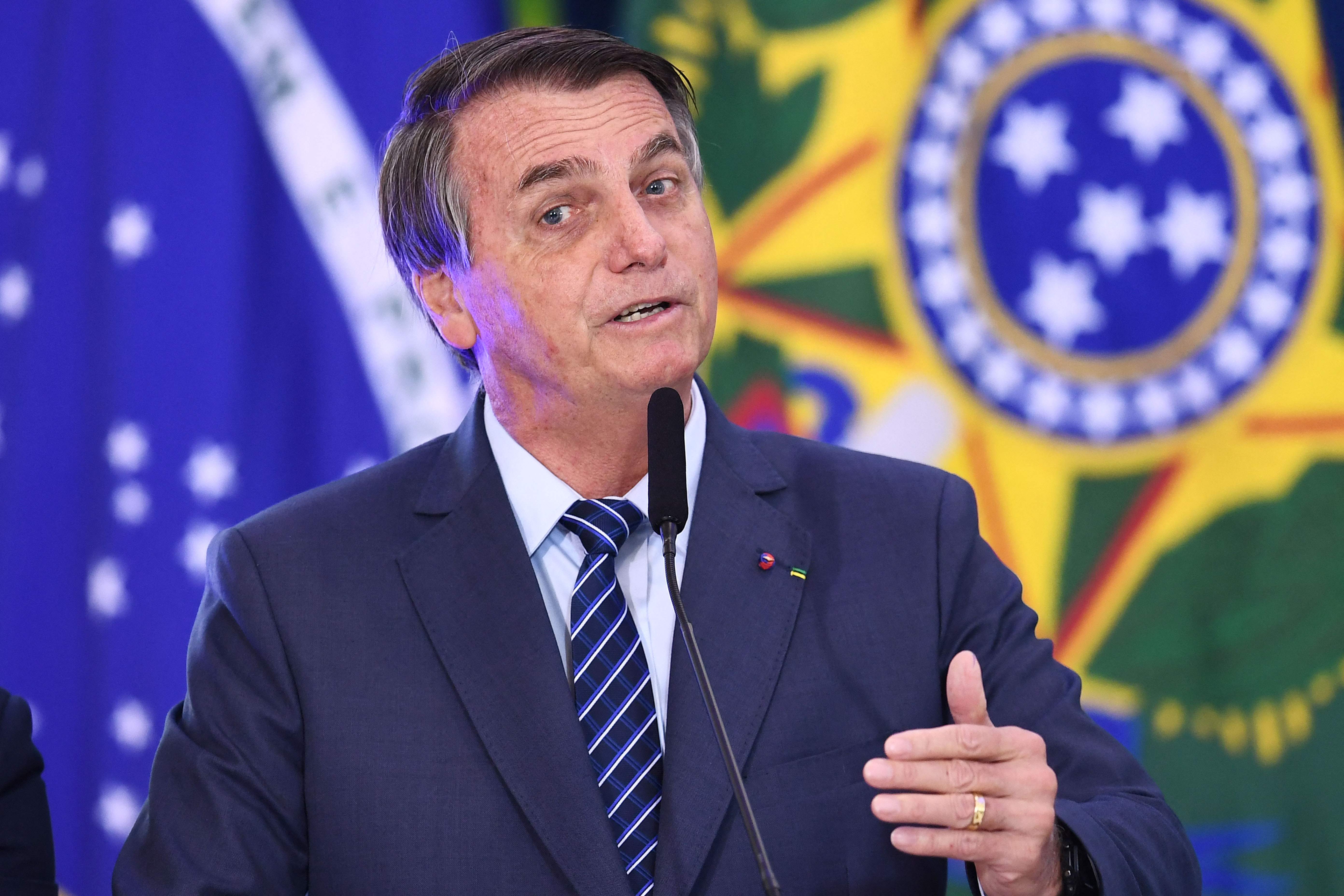 Jair Bolsonaro tiene en mente a uno de sus exministros como candidato para la Corte Suprema. (Foto Prensa Libre: AFP)