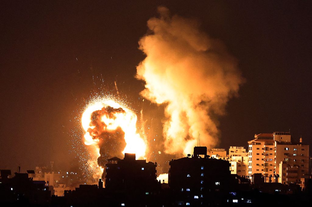 La Franja de Gaza vive una tensión y violencia que no se habían dado en años. (Foto Prensa Libre: AFP)