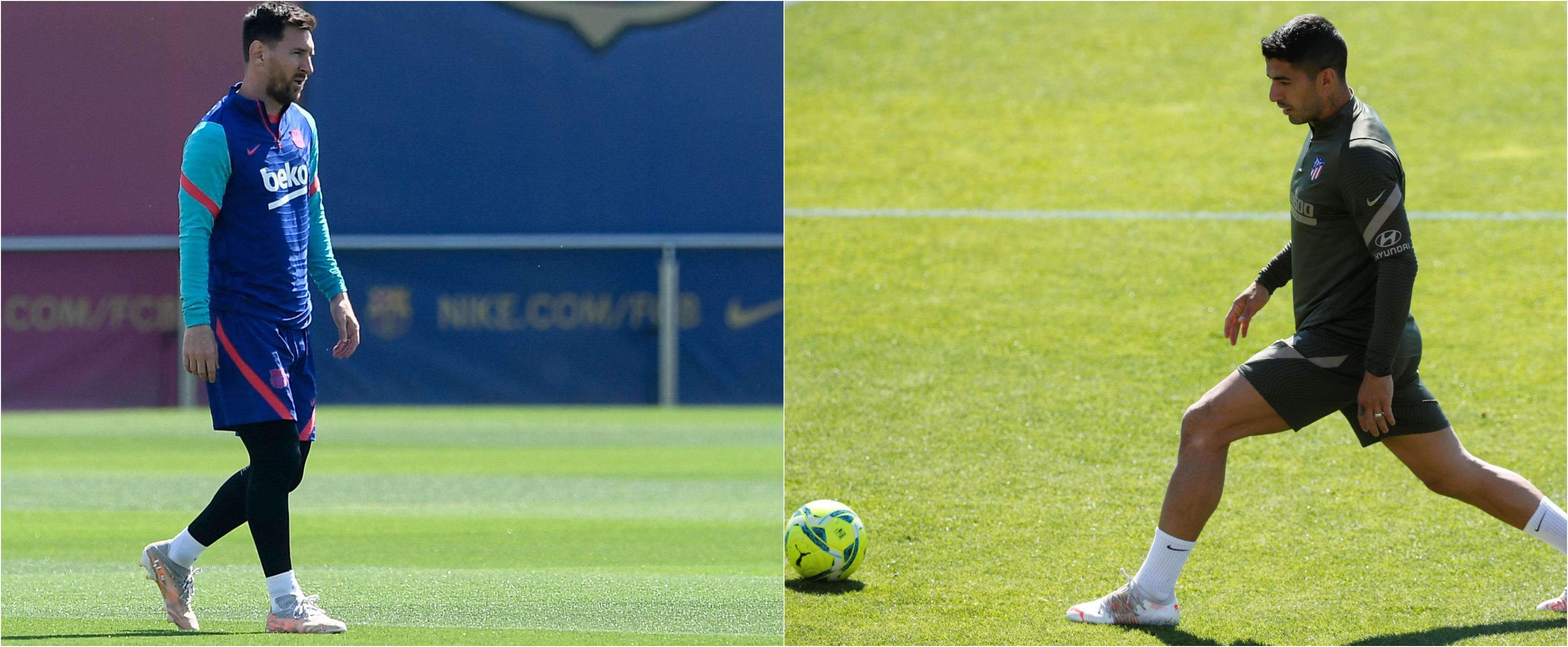Leo Messi y Luis Suárez se reencuentran este sábado 8 de mayo en un duelo decisivo por La Liga. Foto Prensa Libre: AFP y EFE