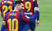 Leo Messi tuvo una buena temporada en lo personal. (Foto Prensa Libre: Twitter FC Barcelona)