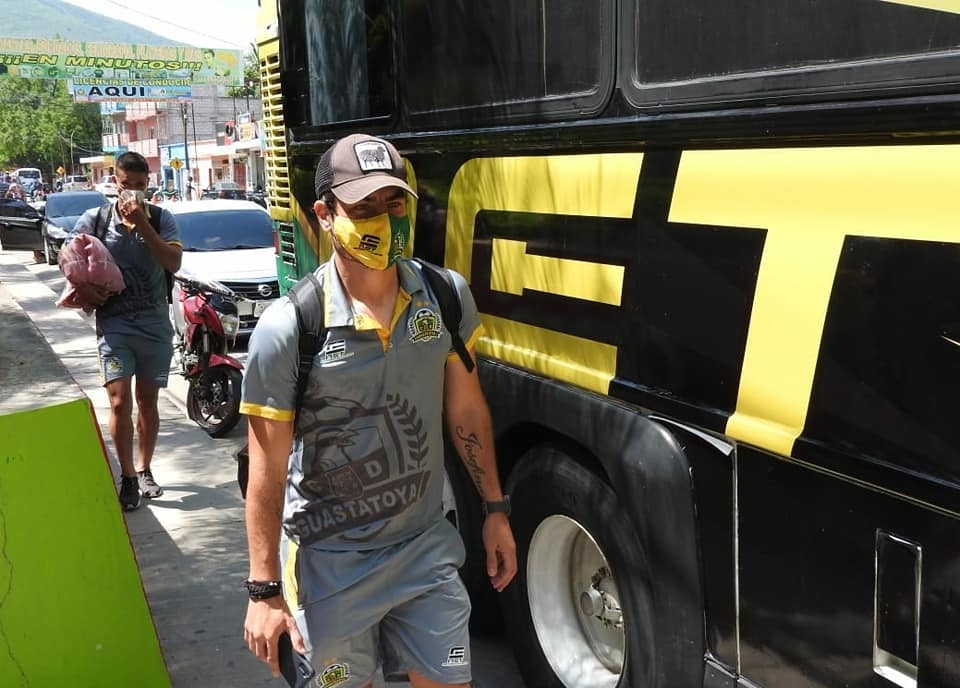 Guastatoya viajó este miércoles a Santa Lucía Cotz. (Foto Prensa Libre: Facebook CD Guastatoya)