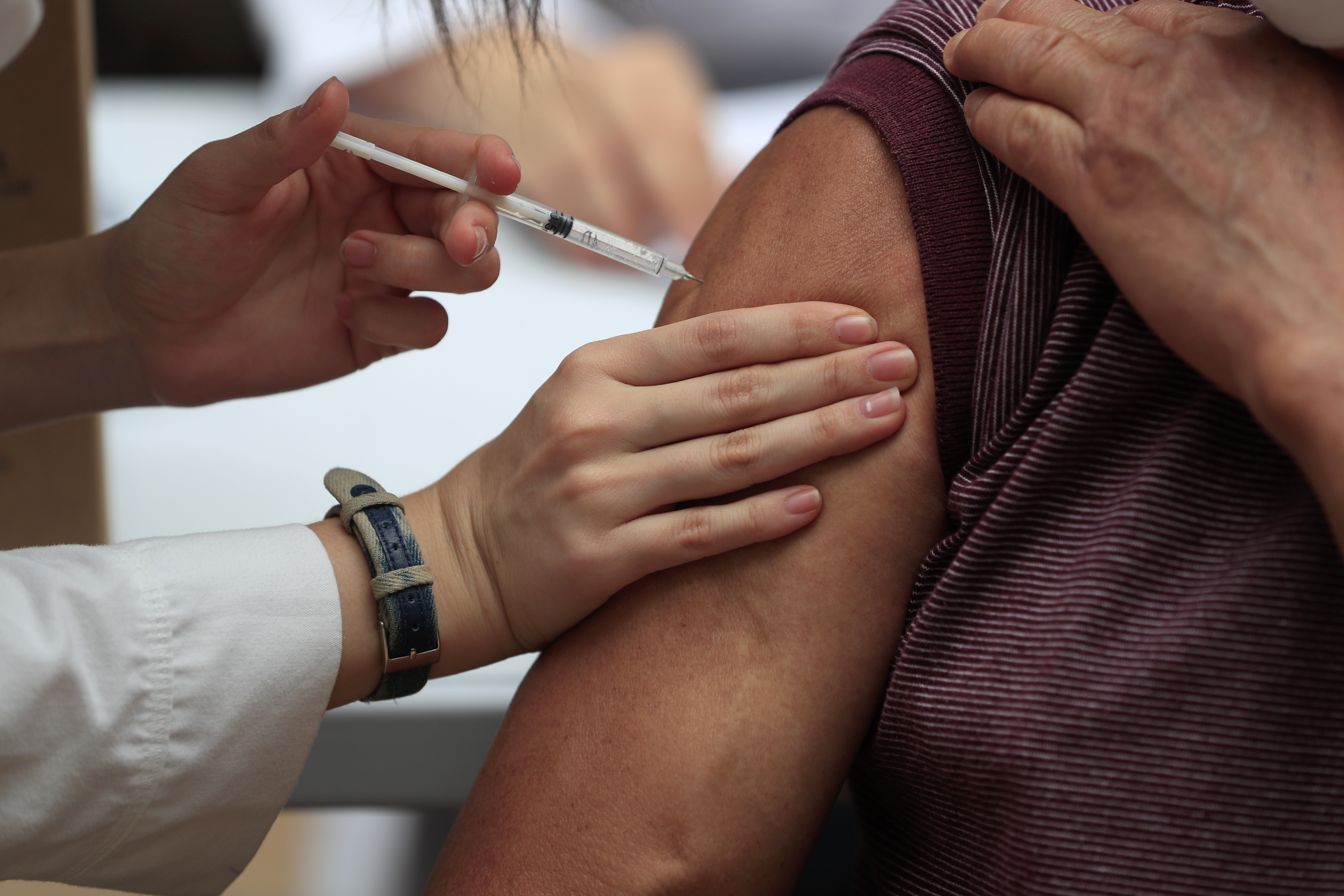 El proceso de vacunación en Guatemala avanza con lentitud, según varios sectores. (Foto Prensa Libre: Élmer Vargas)