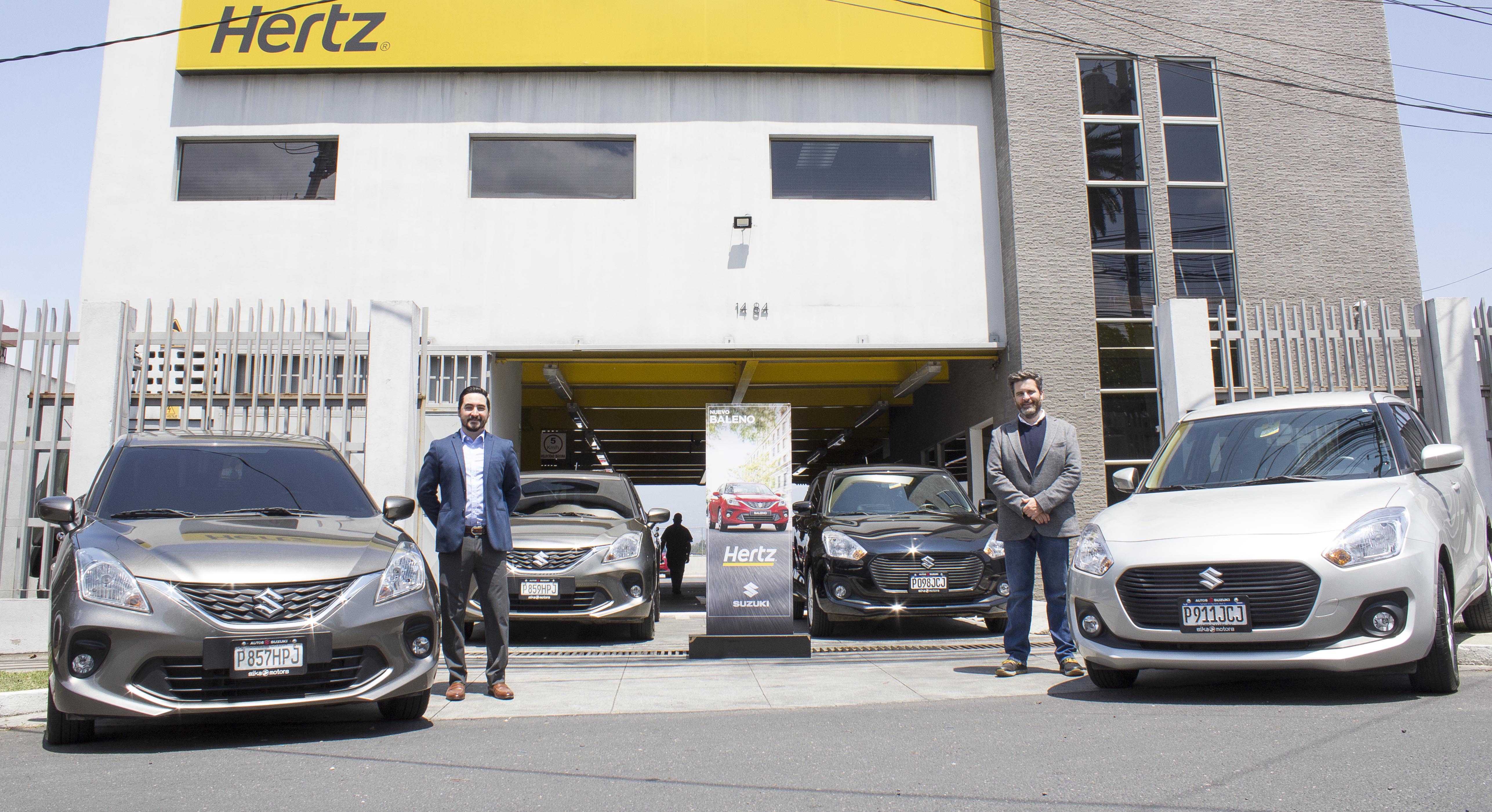 La alianza entre Autos Suzuki y Hertz proporcionará vehículos cómodos y seguros para sus clientes. Foto Prensa Libre: Cortesía Gaby Santisteban.