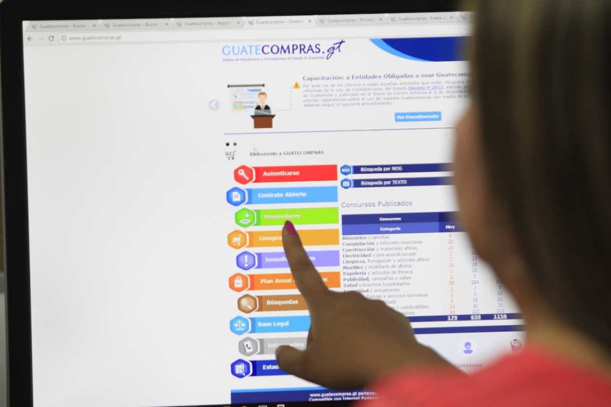 Guatecompras es la herramienta de transparencia del Estado. Foto: Hemeroteca Prensa Libre