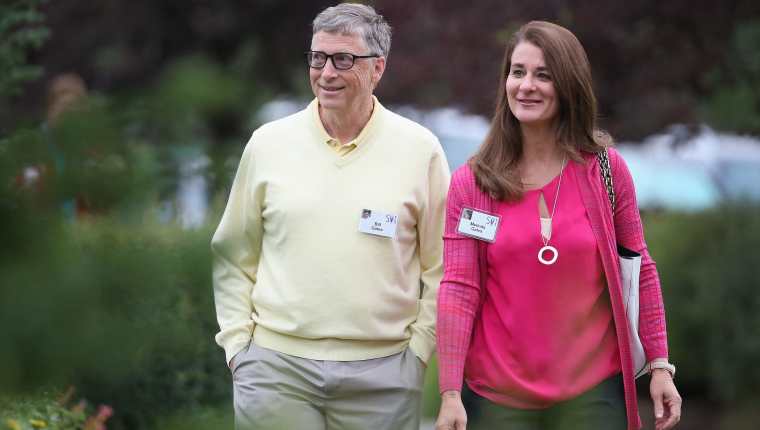 El fundador de Microsoft, Bill Gates, y su esposa Melinda anunciaron su divorcio el lunes 3 de mayo. (Foto Prensa Libre: AFP)

