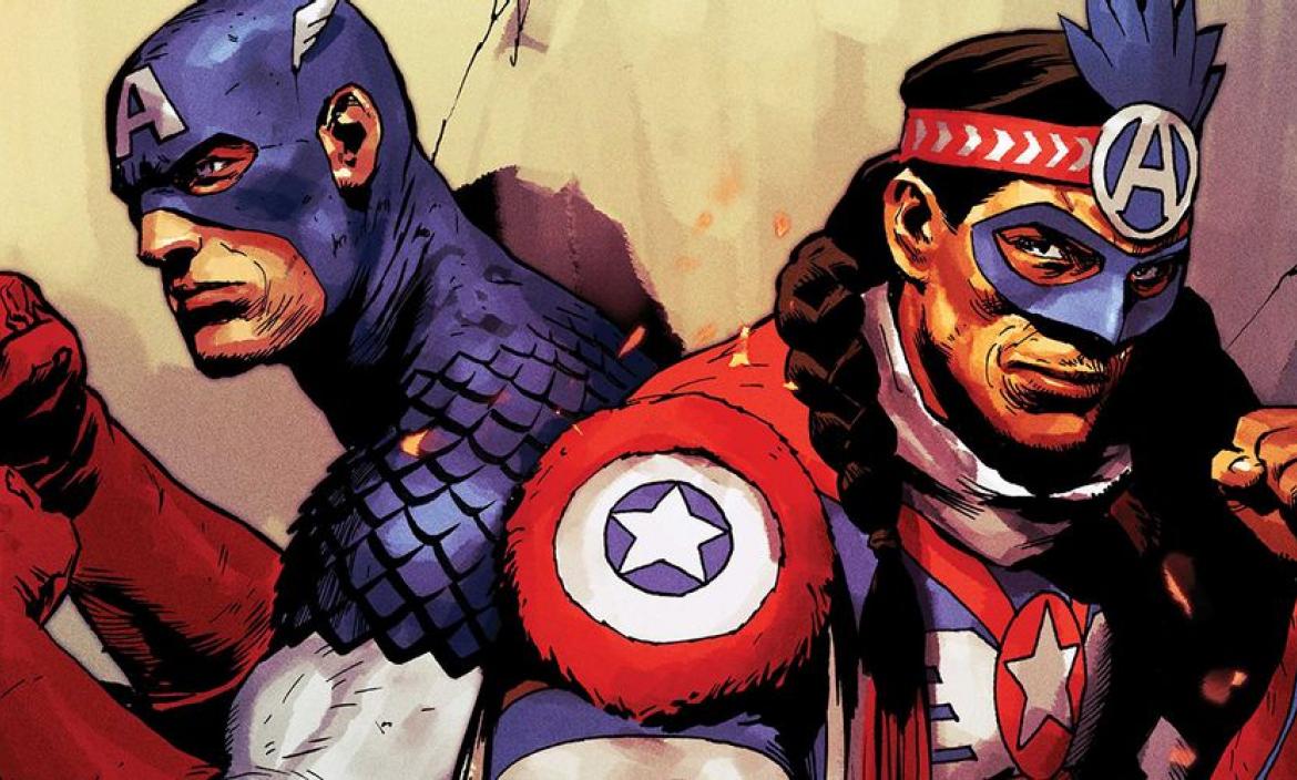 Marvel presentará a un nuevo Capitán América indígena, de la tribu Kickapoo, llamado Joe Gómez. (Foto Prensa Libre: Twitter)
