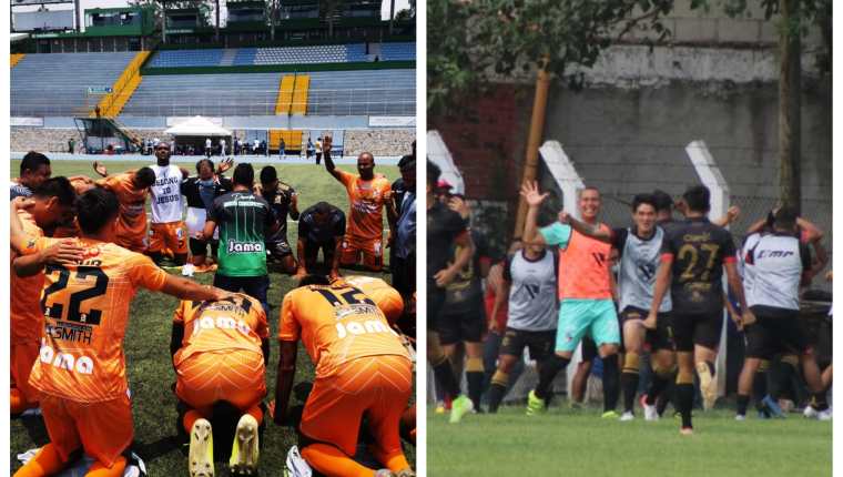 La Nueva Concepción y Quiché avanzan a la final y ganan medio boleto para el ascenso. (Foto LigaGT y AndresNafd).