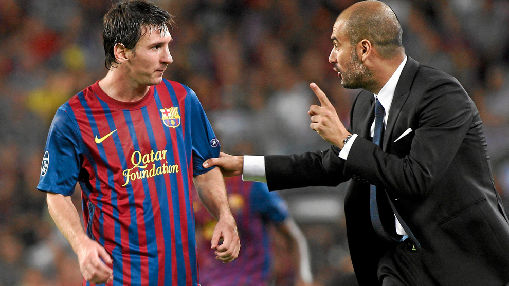 Pep Guardiola habló sobre Messi. (Foto Prensa Libre).
