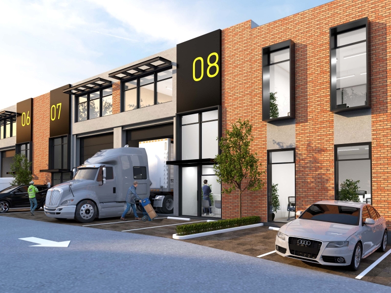 La Zona de Negocios San Nicolás cuenta con una ubicación estratégica, y ofibodegas ideales para las pequeñas y medianas empresas. Foto Prensa Libre: Cortesía.