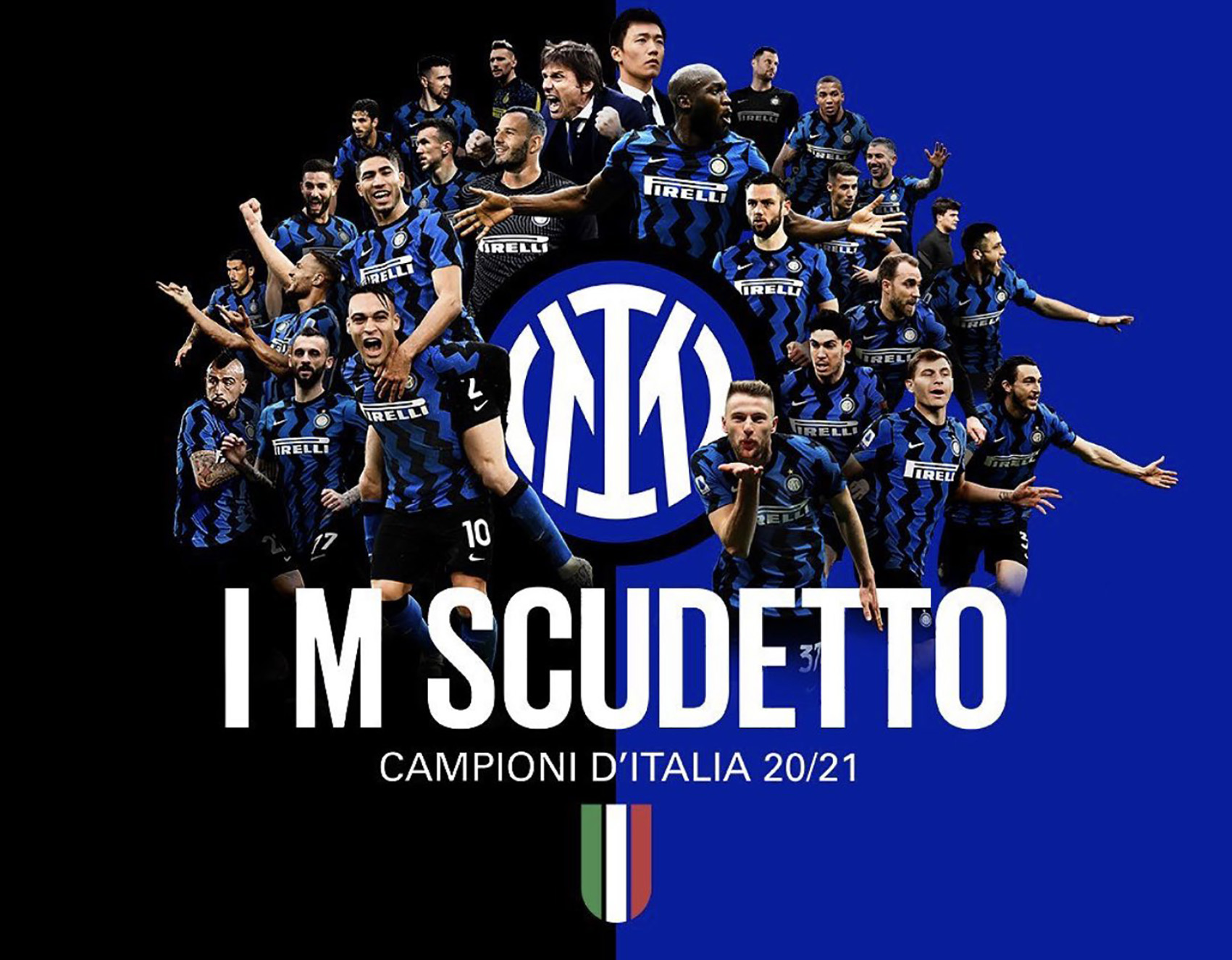 El Inter de Milán se consagró campeón de la Liga italiana. 
