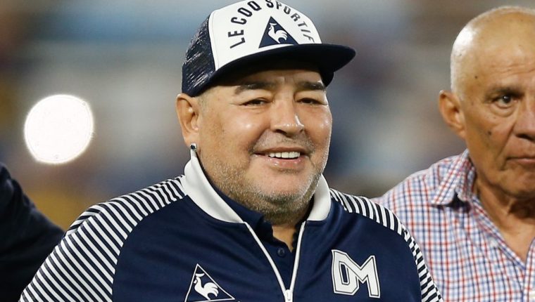 Diego Maradona falleció el 25 de noviembre a los 60 años. (Foto Prensa Libre: AFP)
