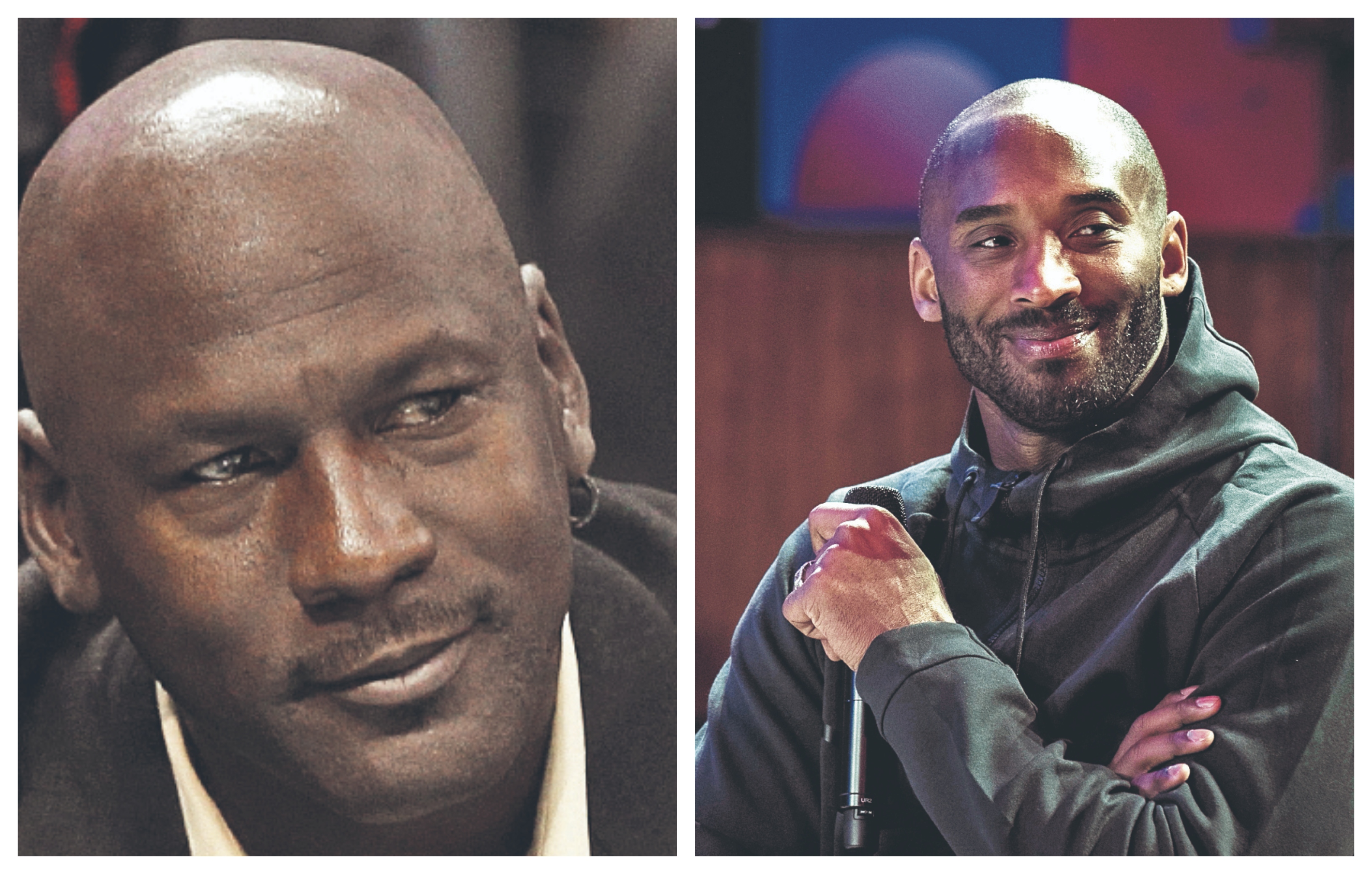 Michael Jordan y Kobe Bryant, además de admirarse mutuamente, tuvieron una amistad cercana. (Foto Prensa Libre: Hemeroteca PL)
