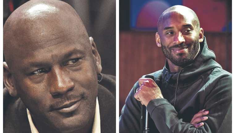 Michael Jordan y Kobe Bryant, además de admirarse mutuamente, tuvieron una amistad cercana. (Foto Prensa Libre: Hemeroteca PL)