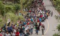 Miles de migrantes de países al sur de Guatemala pasan por el país cada año rumbo a EE. UU. a donde llegan a pedir asilo. (Foto Prensa Libre: Hemeroteca PL)