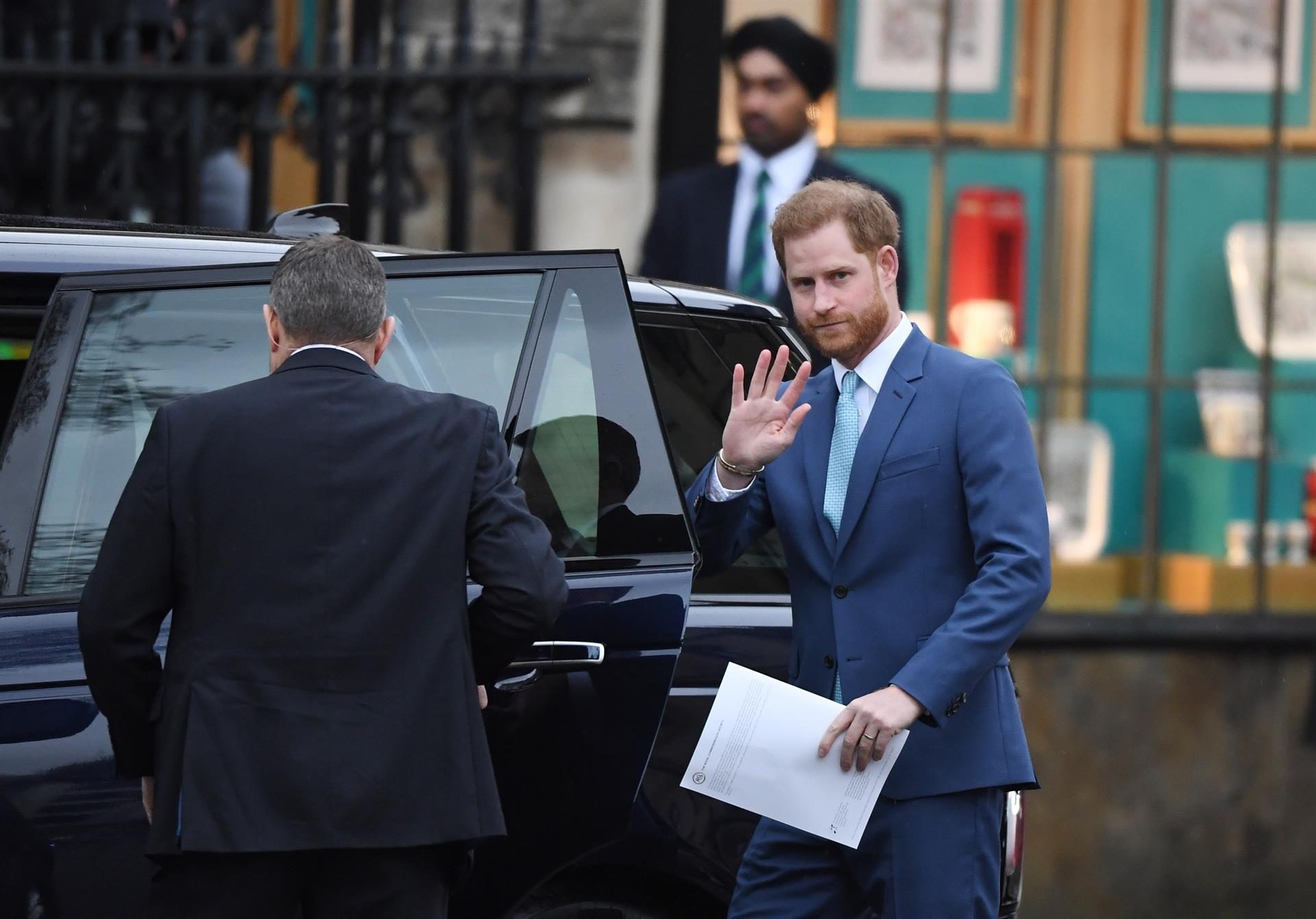 Reunir a la familia real británica no fue tan fácil como en otras épocas, ya que el príncipe Harry se fue a vivir con su esposa, Meghan Markle a Los Ángeles. (Foto Prensa Libre: Hemeroteca) 