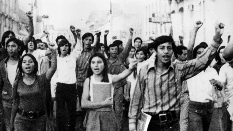 Los universitarios se reunieron en Ciudad de México el 10 de junio de 1971.