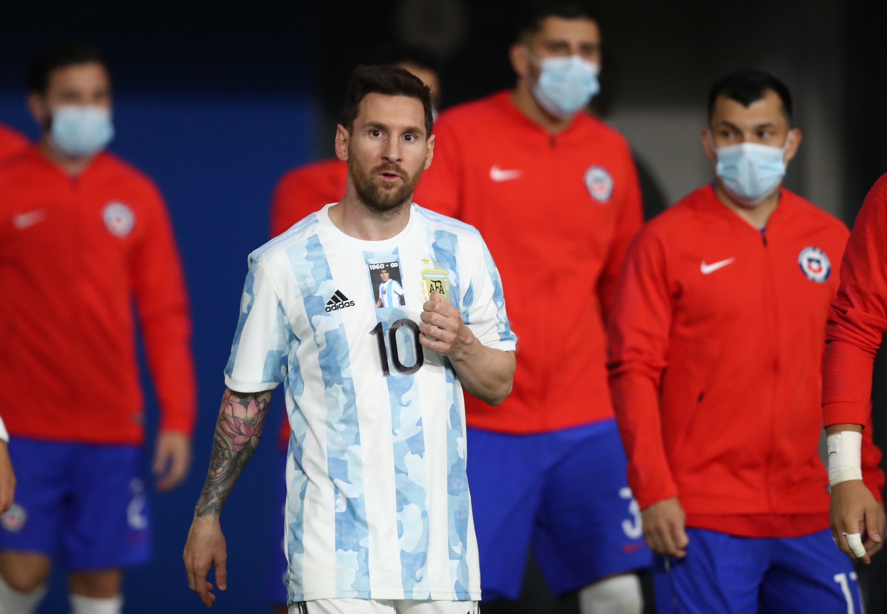 Lionel Messi, estrella de Argentina que busca ganar la Copa América 2021. Foto Prensa Libre:  EFE.