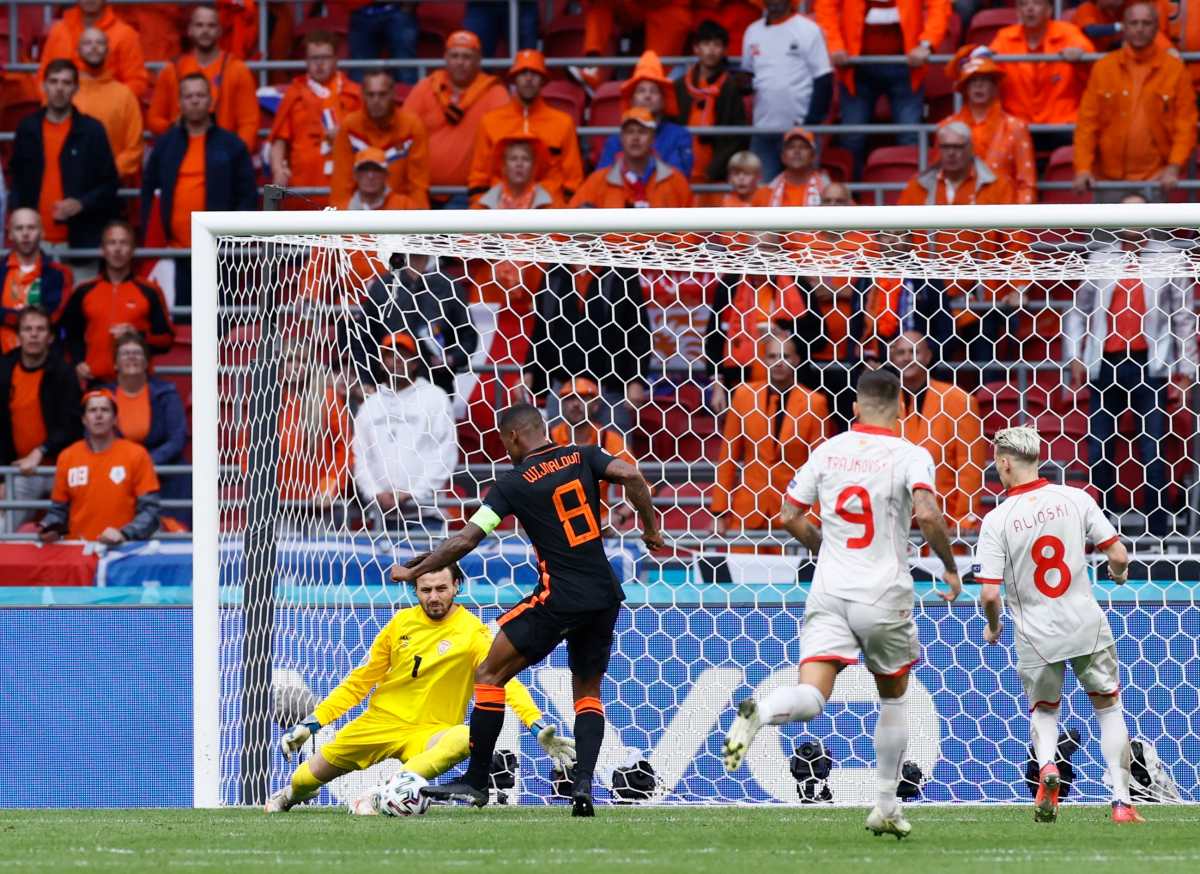 Holanda goleó a Macedonia del Norte 3-0 en el adiós de Goran Pandev y confirma que es favorita