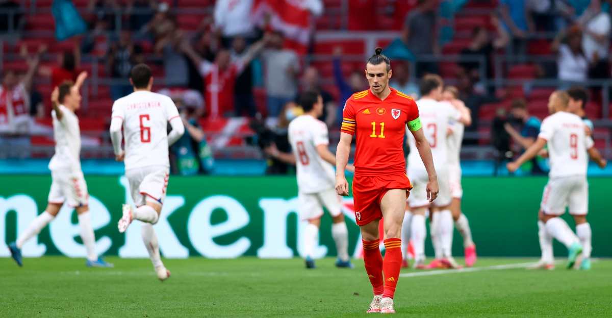 Dinamarca golea 4-0 a Gales y deja fuera a Gareth Bale de cuartos de final en la Eurocopa