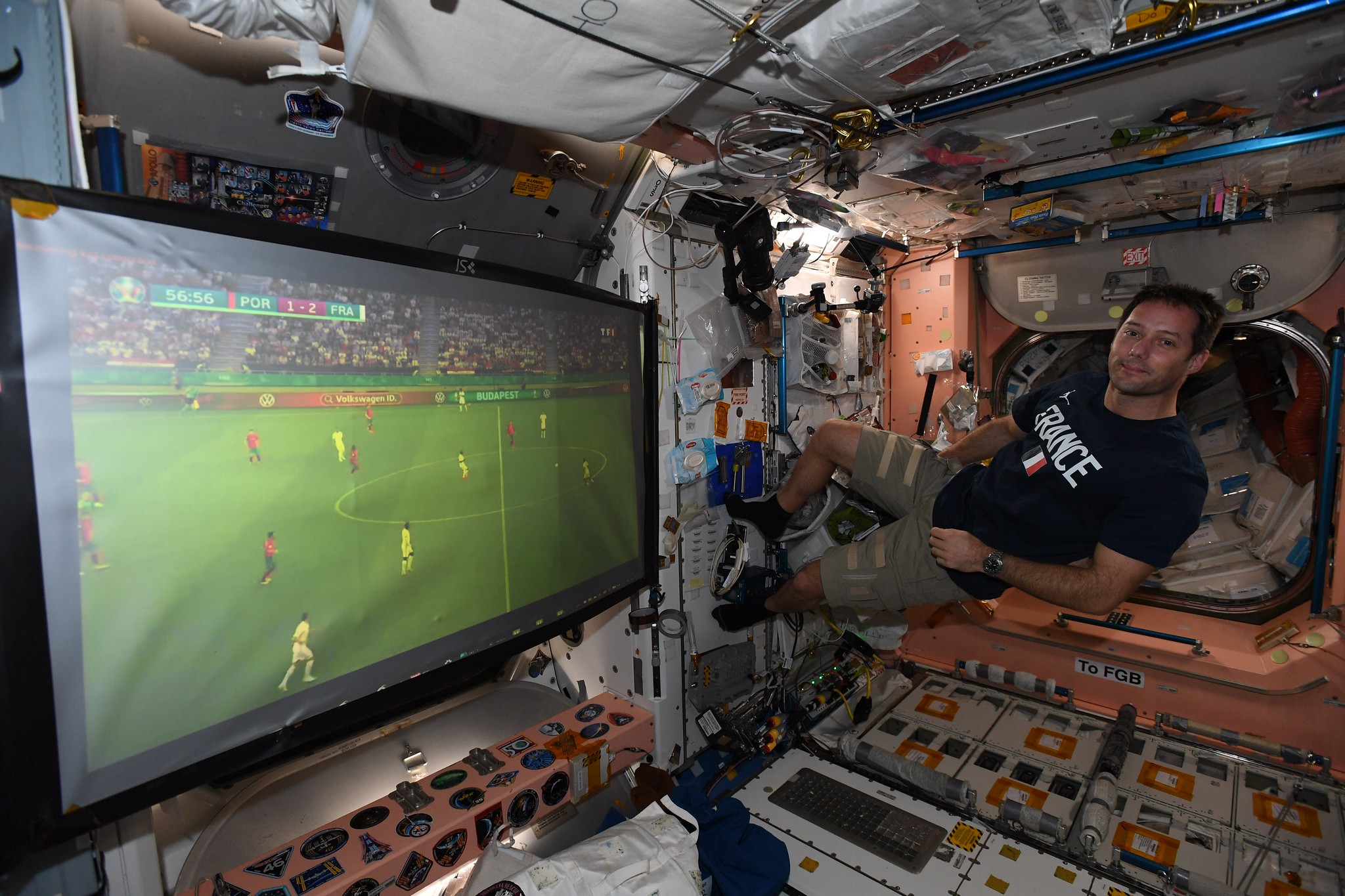 El astronauta francés, Thomas Pesquet, compartió las increíbles imágenes en sus redes sociales. Foto Prensa Libre: @Thom_astro