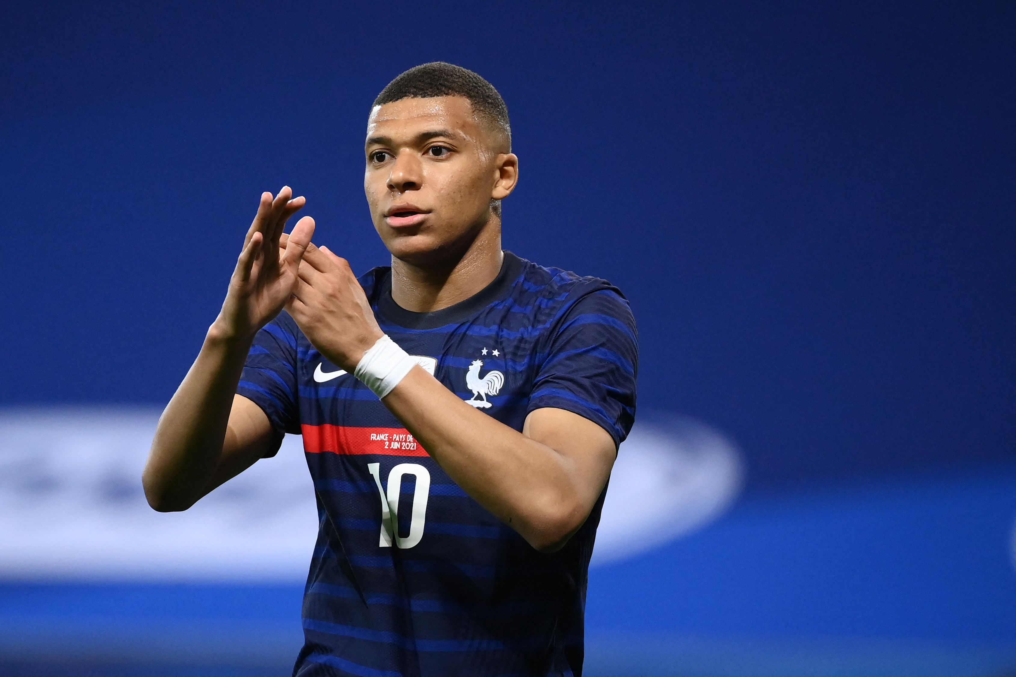 Kylian Mbappé está listo para afrontar la Eurocopa con Francia. (Foto Prensa Libre: AFP)