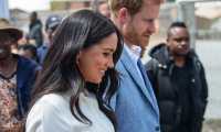 Harry y Megan renunciaron a la familia real británica luego de acusaciones racistas.  (Foto Prensa Libre: AFP)