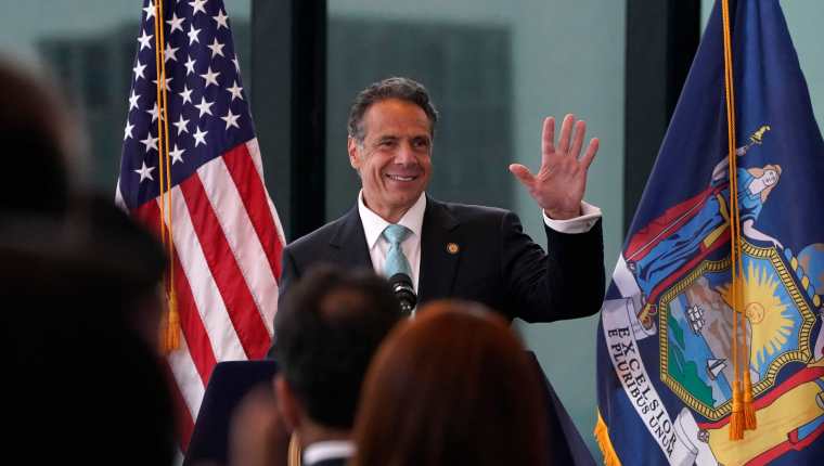 Andrew Cuomo, gobernador de New York, anunció la (Foto Prensa Libre: AFP)