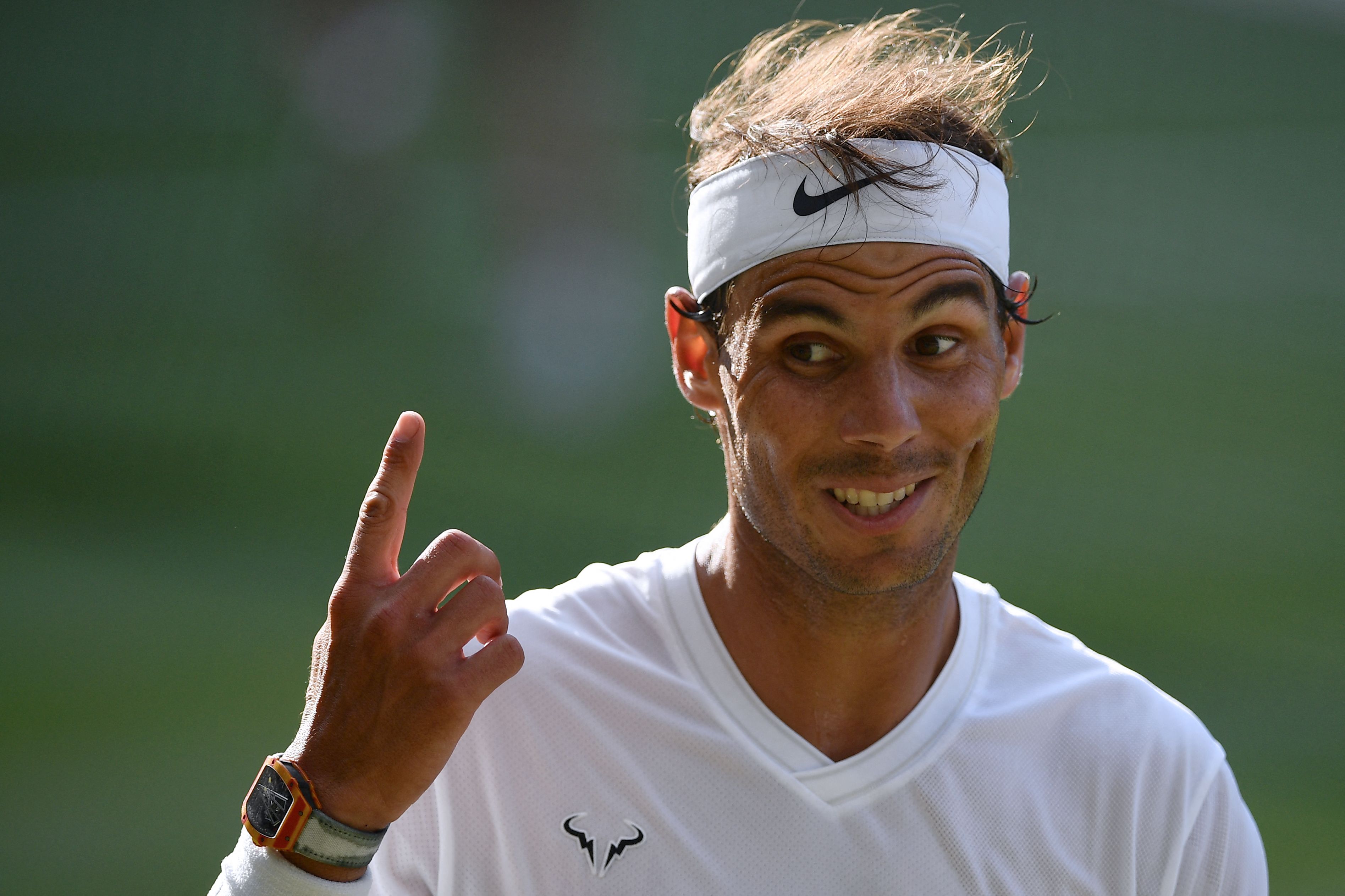 El tenista español no jugará Wimbledon, según confirmó este jueves 17 de junio. (Foto Prensa Libre: AFP).