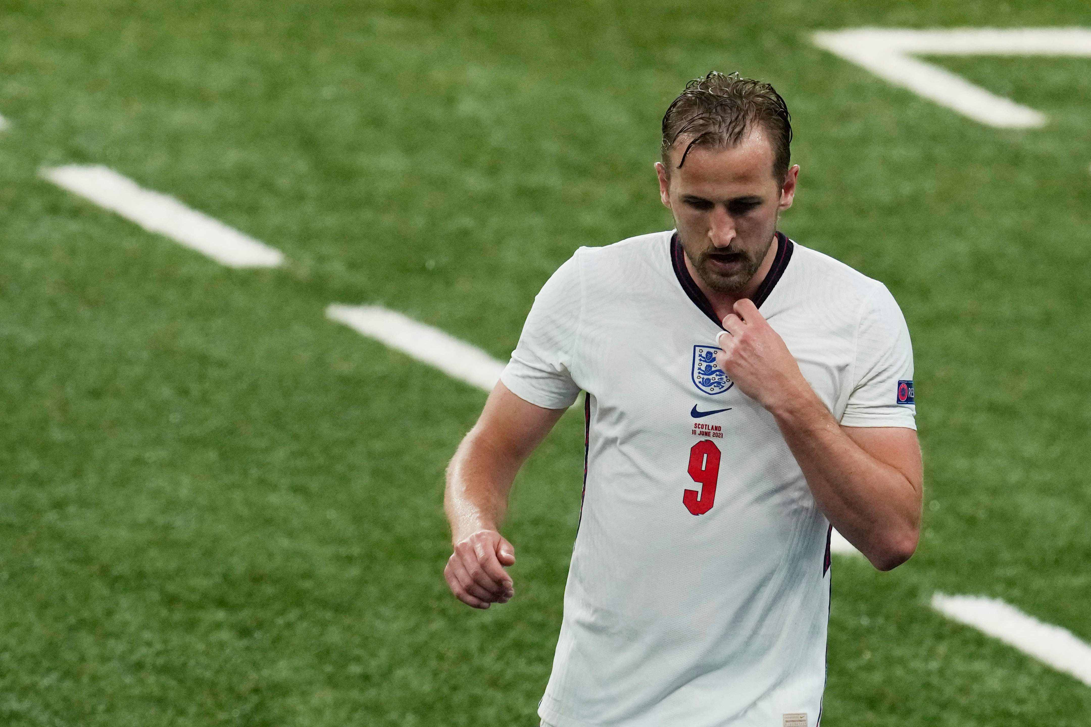 Harry Kane, delantero de Inglaterra. (Foto Prensa Libre: AFP)