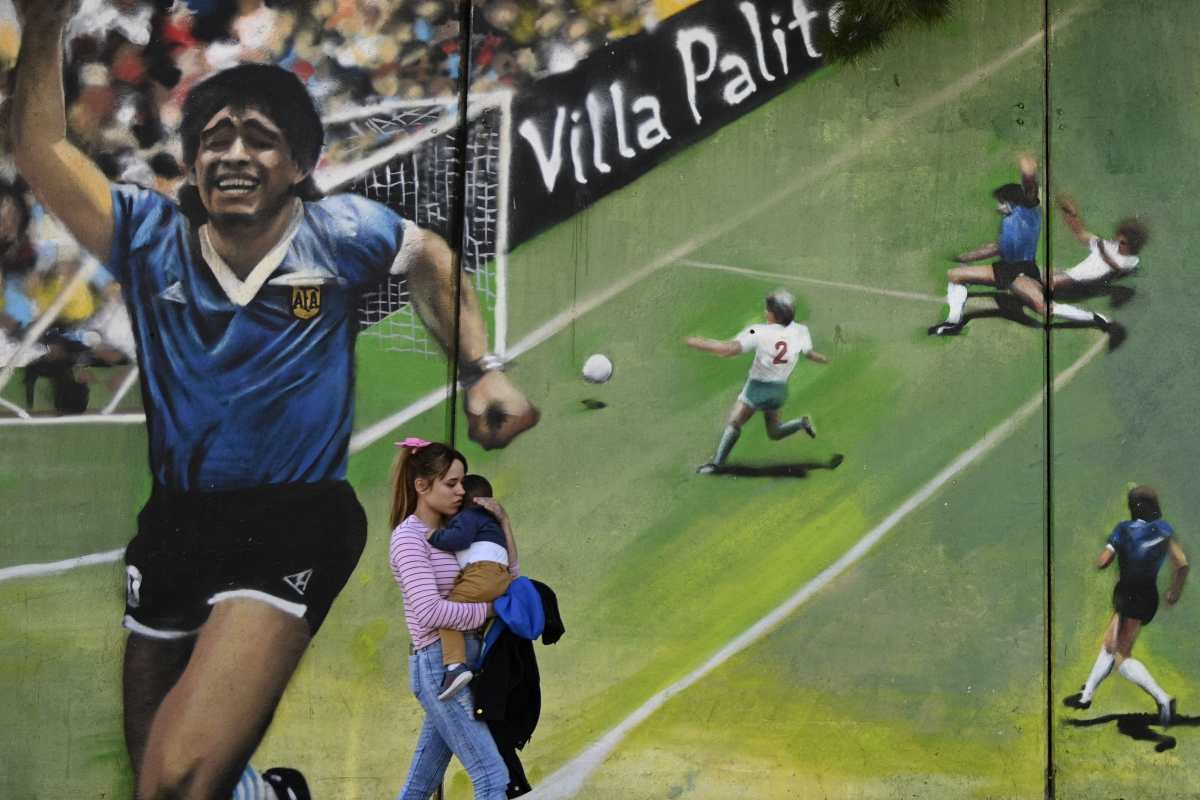Este es el homenaje que han preparado para Diego Maradona al cumplirse 35 años del Gol del Siglo