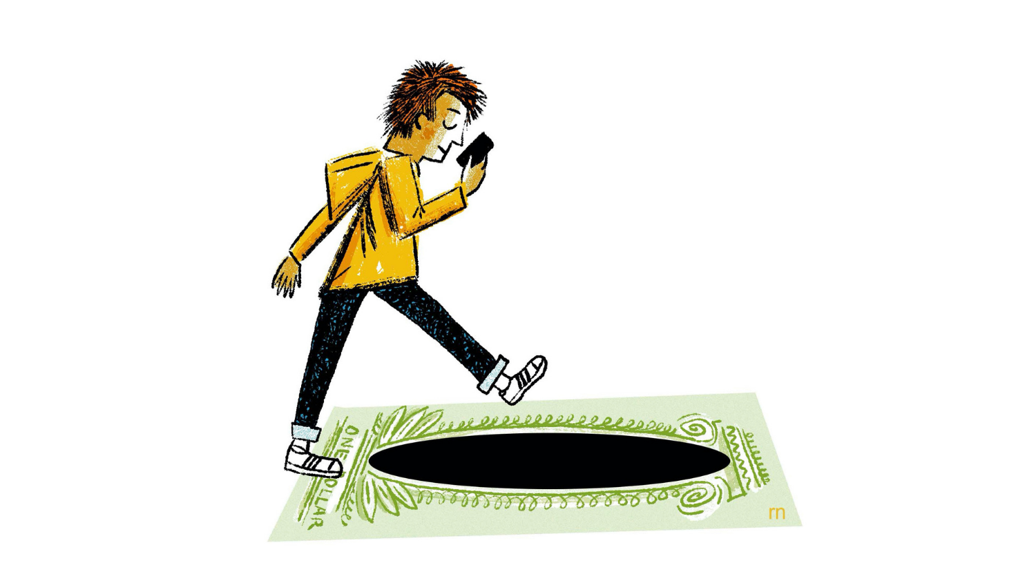 Los jóvenes adultos no suelen reconocer los cheques falsos que les llegan ni tampoco las ofertas de trabajo falsas. (Robert Neubecker/The New York Times)