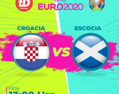 Estadística del partido de Croacia contra Escocia