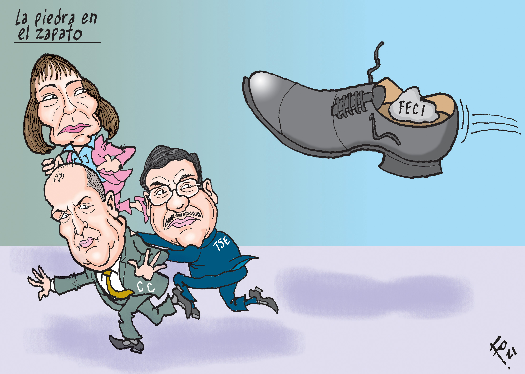 Personajes: Silvia Valdés, Nester Vásquez y Ranulfo Rojas.