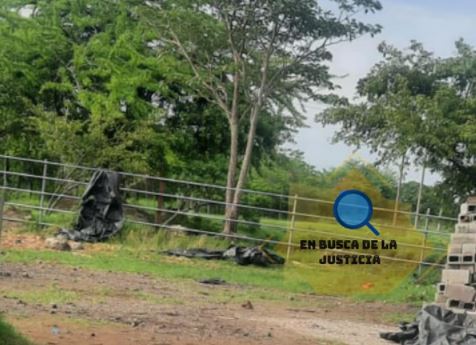 Lugar donde fueron ultimadas seis personas en Ipala, Chiquimula. (Foto Prensa Libre: Tomada de En Busca de la Justicia)