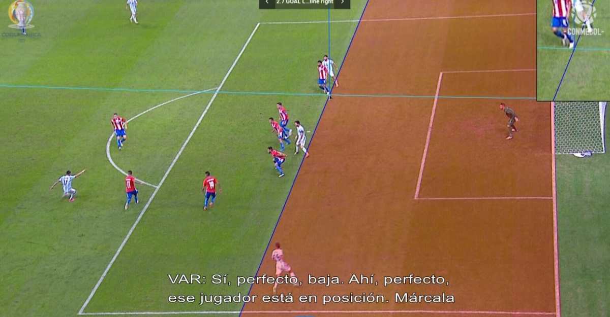 Conmebol revela audio del VAR y la razón por la que anuló gol de Argentina contra Paraguay