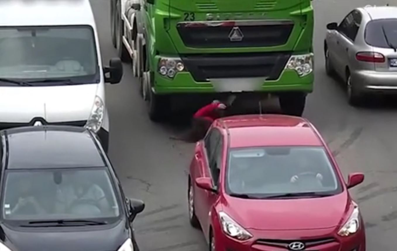 Accidente de tránsito en Ucrania