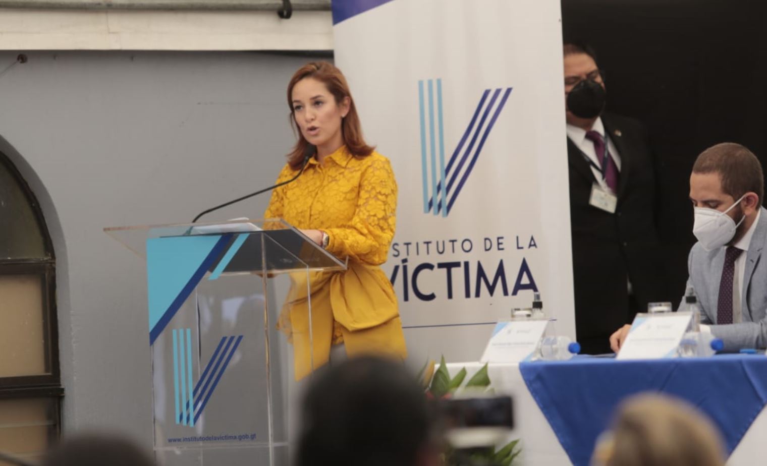 Alejandra Carrillo es la directora del Instituto de la Víctima, nombrada por Jimmy Morales, en diciembre del 2019. (Foto Prensa Libre: Hemeroteca PL)