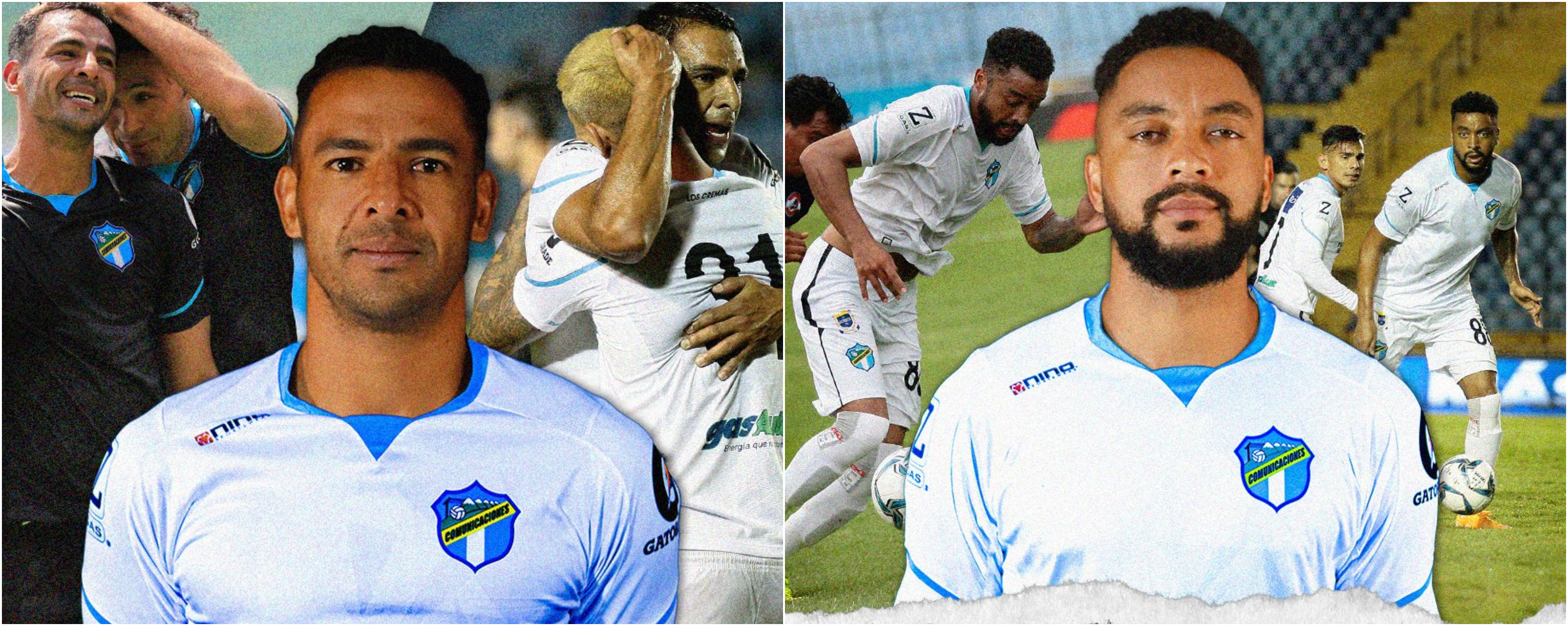 Los costarricenses Michael Umaña y Manfred Russell son las dos primeras bajas de Comunicaciones para el torneo Apertura 2021. Foto Prensa Libre: Club Comunicaciones.