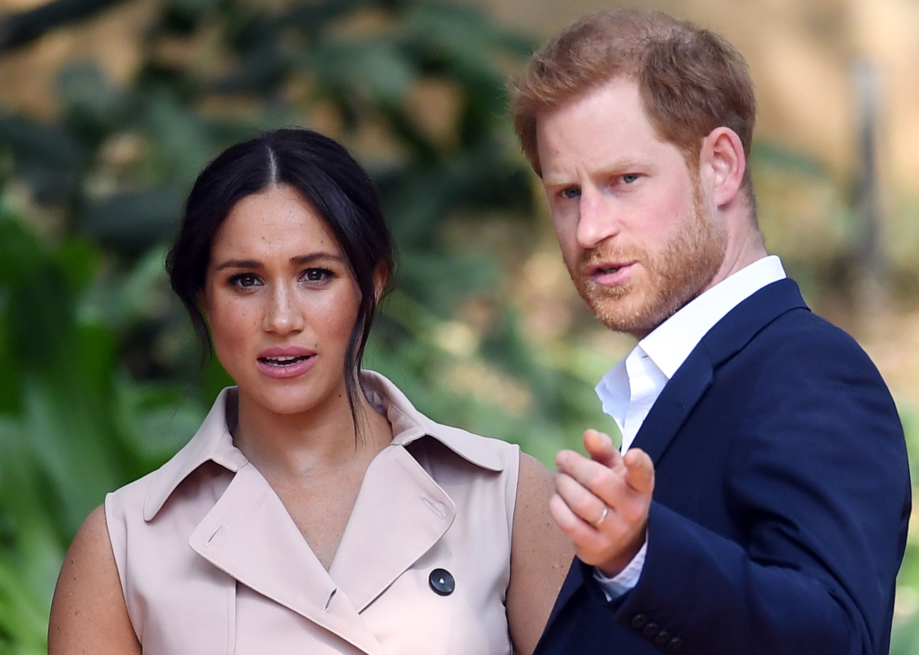 Príncipe Harry y Meghan Markle en Sudáfrica en 2019