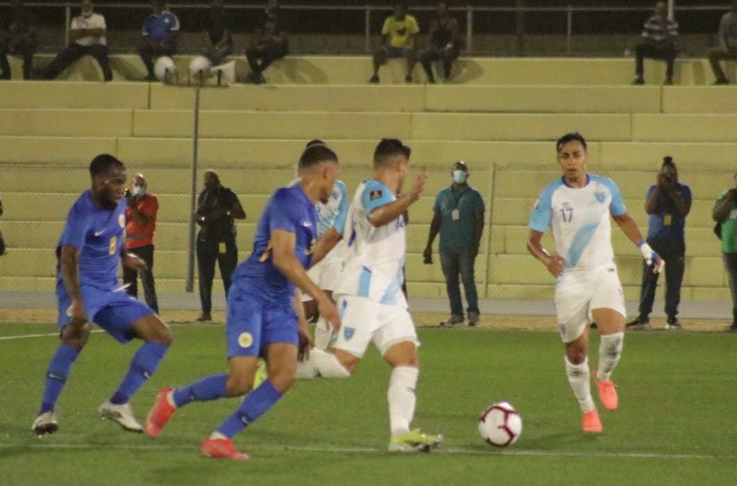Guatemala no le pudo ganar a Curazao y quedó fuera de la eliminatoria mundialista a Qatar 2022. Foto Prensa Libre: Cortesía Fedefut.