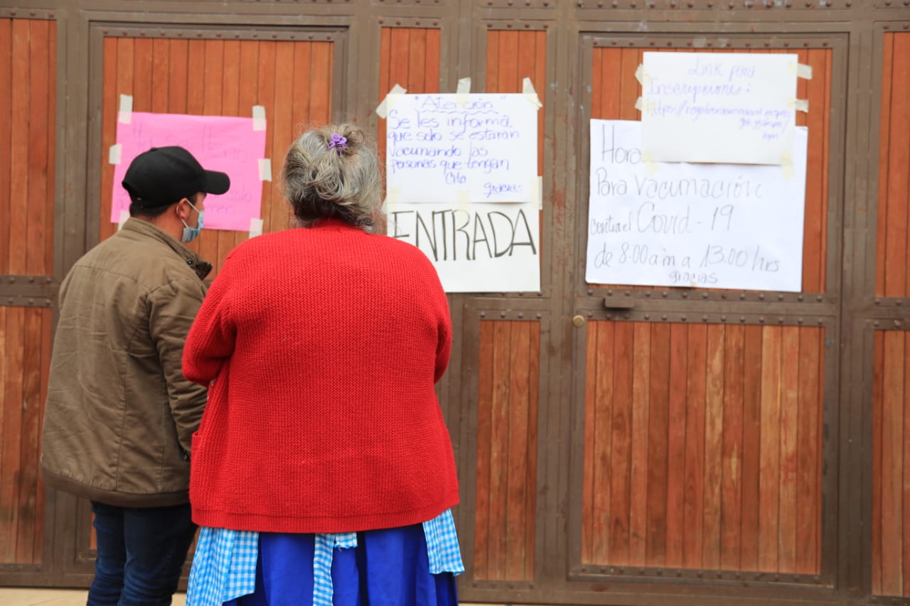 “Ya se llenó el cupo”: el mensaje con el que se informa que se terminaron las dosis en San José Pinula